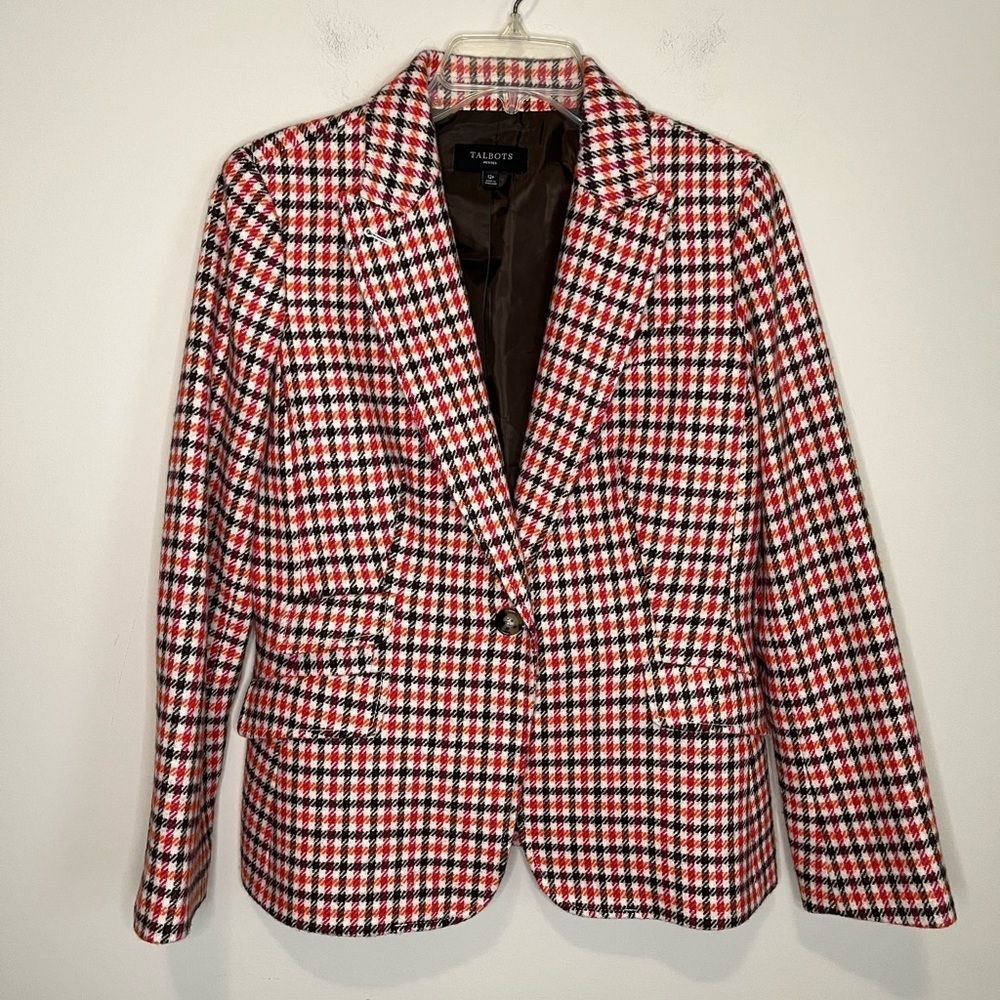 Talbot’s Classic Wool Shetland Blazer Size 12P